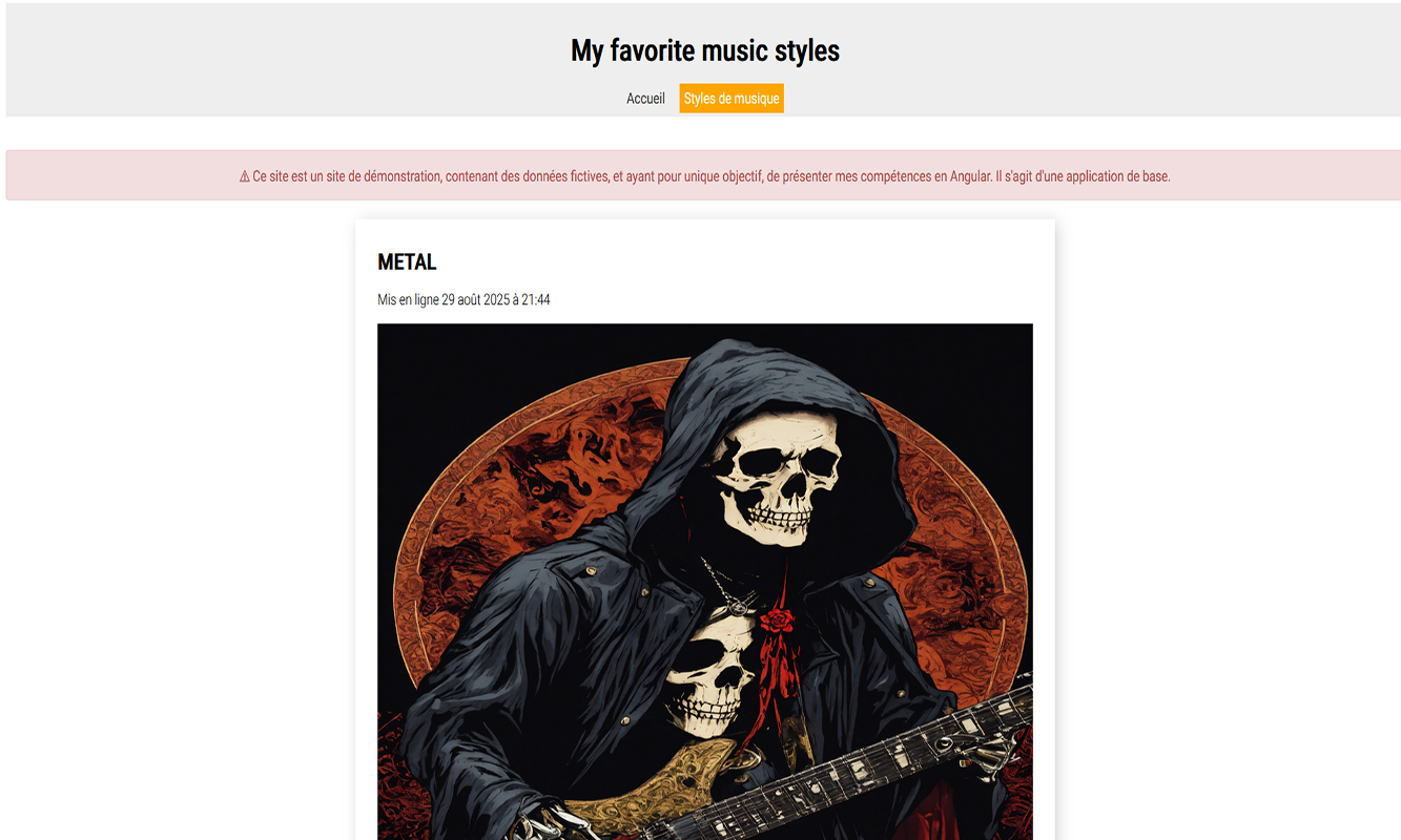 My favorites music styles